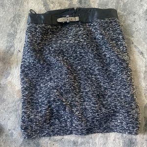 Grey and black dress skirt